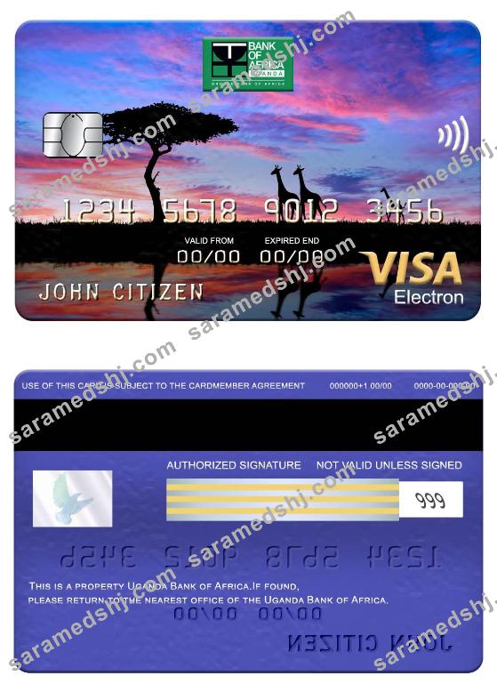 Uganda Bank of Africa visa electron